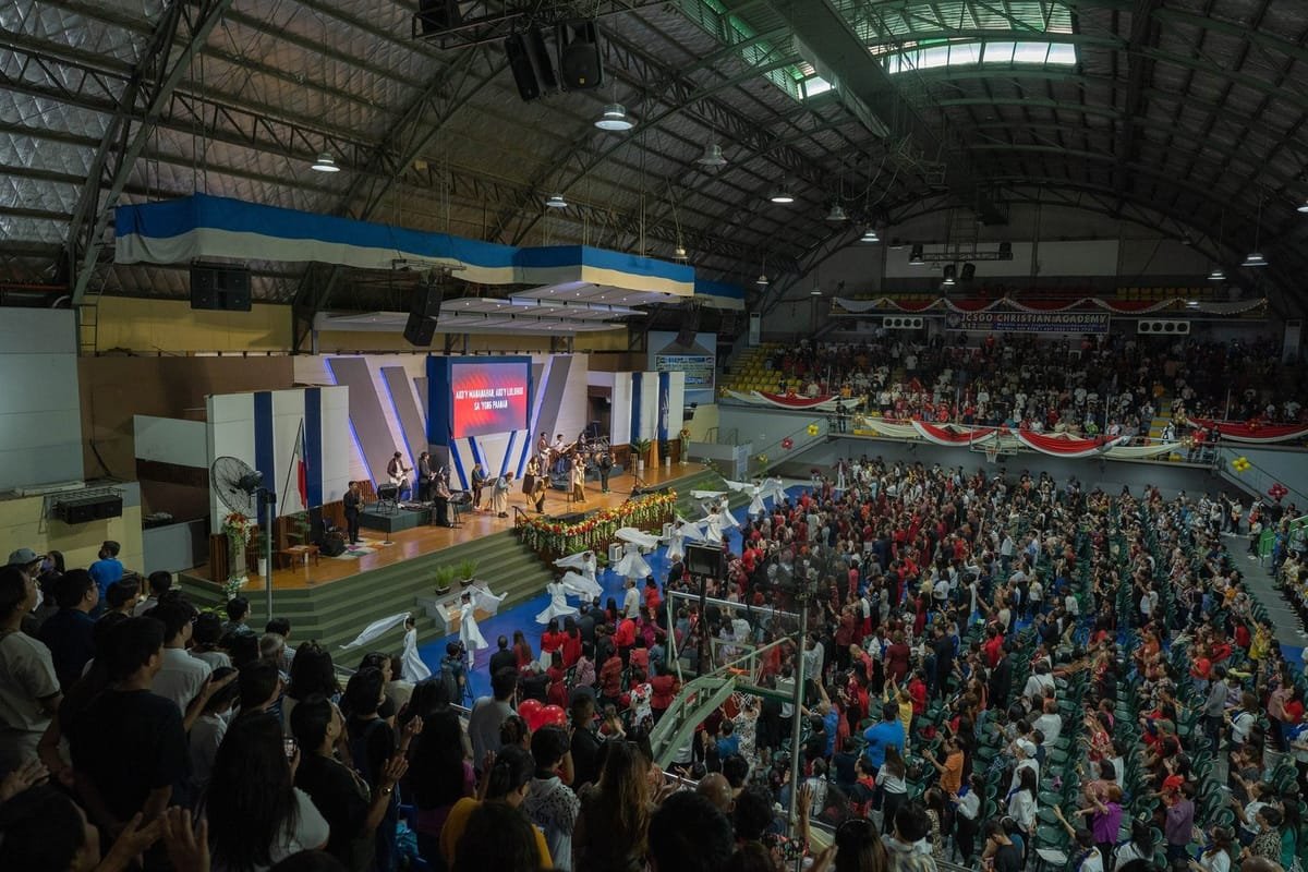 A full celebration inside the JCSGO Central dome in Cubao